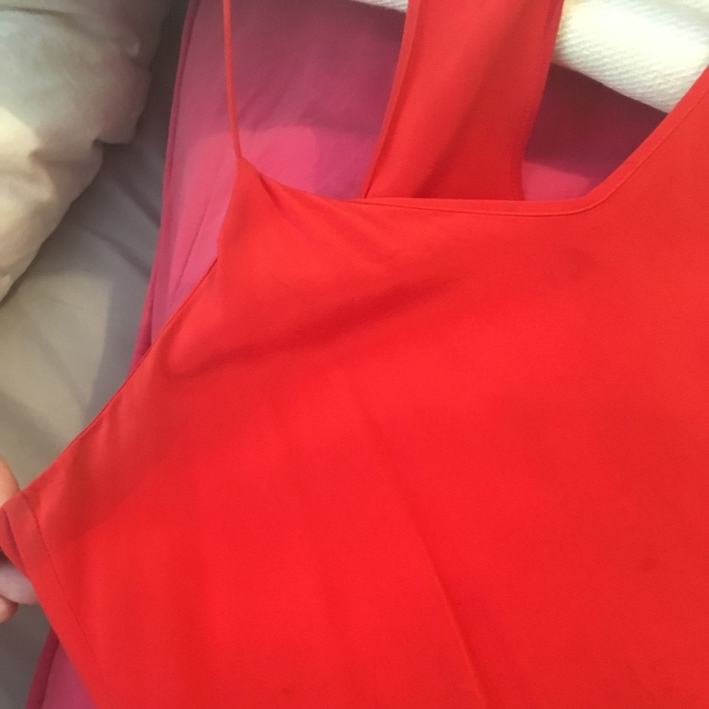 Red silk tank Tibi - Picture 3 of 5